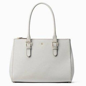 Kate Spade New York Charlotte Street Reena Tote Stone Ice Gray Shoulder …